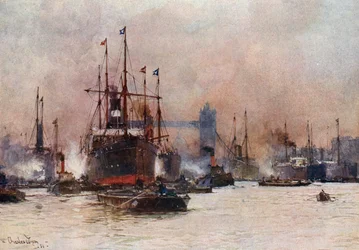 Die Themse, The Pool und Tower Bridge